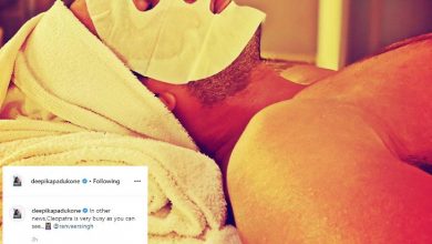 Photo of दीपिका ने रणवीर को कहा क्लियोपेट्रा, कमेंट में रणवीर ने लिखा- मेरी निखरी त्वचा का राज तो तुम हो