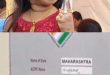 दुनिया की सबसे छोटे कद की महिला ज्योति आम्गे ने डाला वोट