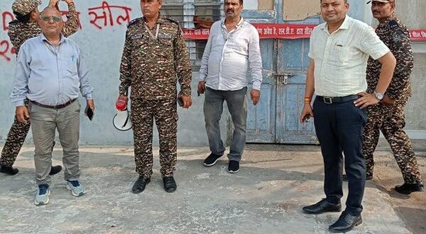  चारबाग स्थित मोहन-होटल में हो रहे अवैध निर्माण को एलडीए ने किया सील