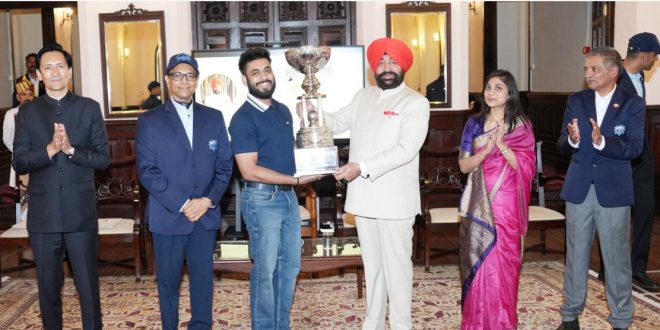 राजभवन में आयोजित गवर्नर्स कप टूर्नामेंट का समापन, ओवर ऑल विजेता चैम्पिपियन बने समर्थ जैन