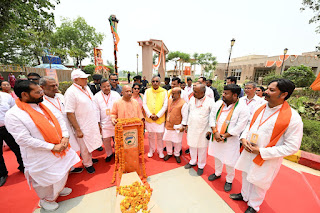 अब हमारे राष्ट्रनायकों को मिलेगा उनका हक़, महाराजा सुहेलदेव स्मारक के लोकार्पण पर बोले सीएम योगी