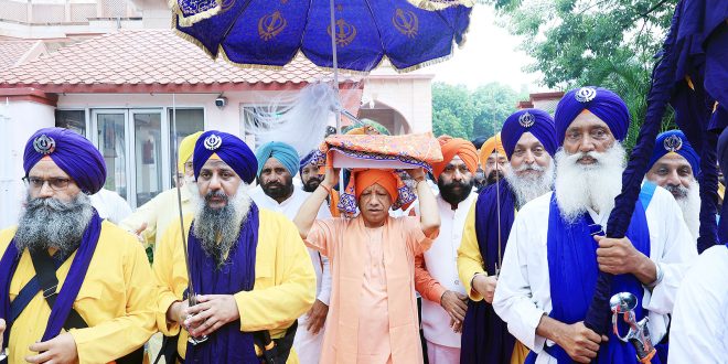 श्रीगुरु तेगबहादुर के शहीदी पर्व की संदेश यात्रा का मुख्यमंत्री ने किया स्वागत