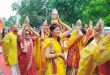 कलश यात्रा  के साथ सात दिवसीय संगीतमयी श्रीमद्भागवत कथा शुरू