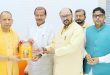 कैबिनेट मंत्री योगेन्द्र उपाध्याय व कुंवर बासित अली ने मुख्यमंत्री से की शिष्टाचार भेंट