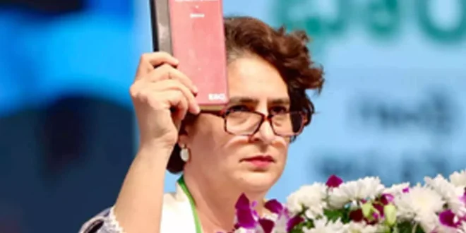 Priyanka Gandhi Constitution statement
