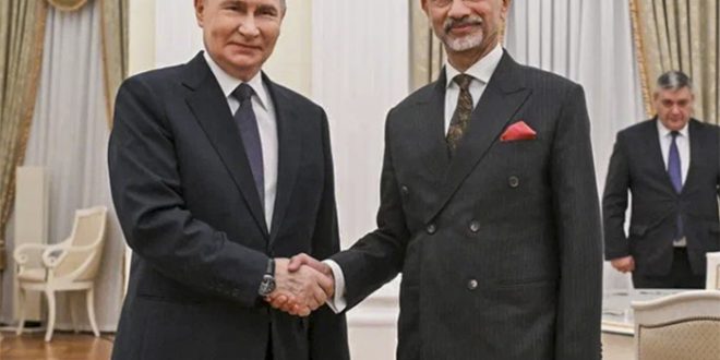 जयशंकर ने की पुतिन से मुलाकात, वार्षिक शिखर सम्मेलन की तैयारियों से अवगत कराया