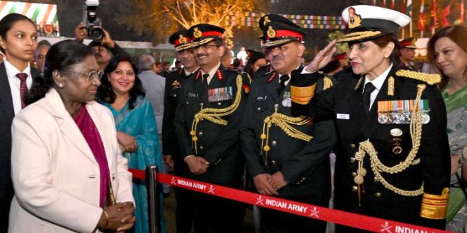 राष्ट्रपति मुर्मू ने 1971 के युद्ध में लड़ने वाले सैनिकों को श्रद्धांजलि दी
