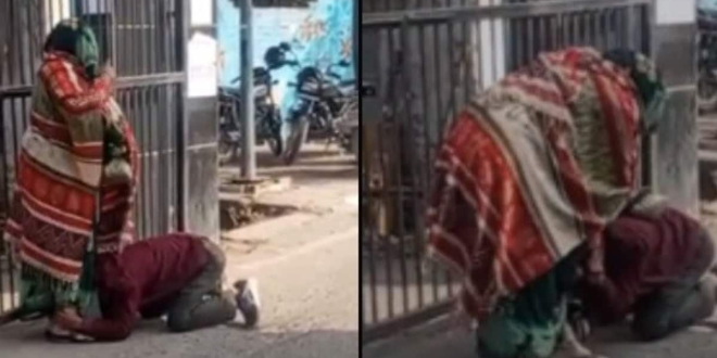 ‘मेरी बीवी लौटा दो…’ बीच सड़क सास के पैरों में गिर पड़ा दामाद, मथुरा का भावुक वीडियो वायरल