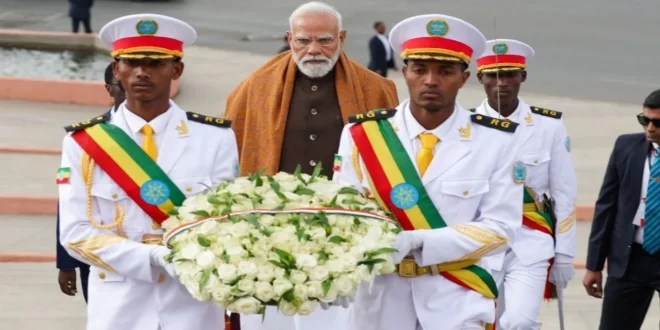 पीएम मोदी इथियोपिया दौरा, प्रधानमंत्री मोदी ओमान रवाना, PM Modi Ethiopia Visit, PM Modi Oman Visit, अबी अहमद पीएम मोदी, Ethiopia Parliament Address PM Modi, भारत इथियोपिया संबंध, India Ethiopia Relations, Great Honor Nishan of Ethiopia, PM Modi Foreign Visit