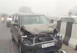 कोहरे की चादर बनी काल, दिल्ली-लखनऊ हाईवे पर 8 गाड़ियां भिड़ीं, तीन घायल; हाईवे पर लगा लंबा जाम