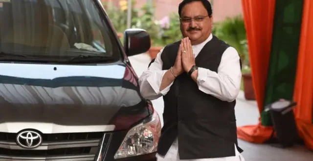 भाजपा के राष्ट्रीय अध्यक्ष जेपी नड्डा लखनऊ पहुंचे