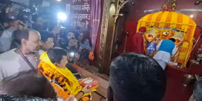 भाजपा के कार्यकारी राष्ट्रीय अध्यक्ष नितिन नवीन ने पटना के दो मंदिरों में की पूजा-अर्चना