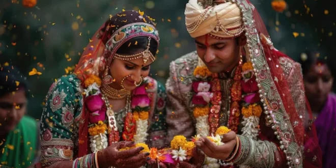 वरमाला रस्म, शादी में वरमाला का महत्व, दुल्हन पहले वरमाला क्यों पहनाती है, हिंदू विवाह परंपरा, शादी की रस्में, वैवाहिक संस्कार, Varmala significance, Hindu wedding rituals, bride garland first, Indian marriage traditions, wedding rituals meaning