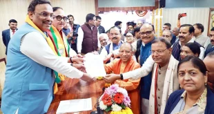 यूपी बीजेपी में नए युग की शुरुआत: पंकज चौधरी ने भरा पर्चा, CM योगी और डिप्टी CM मौर्य बने प्रस्तावक