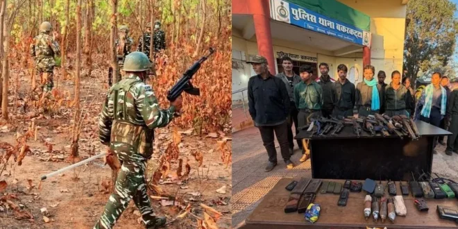 छत्तीसगढ़ में नक्सलवाद को बड़ा झटका: 2 लाख के इनामी नक्सली समेत 29 ने किया सरेंडर, सुरक्षाबलों की रणनीति लाई रंग