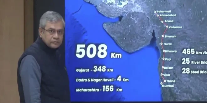 भारत की पहली बुलेट ट्रेन परियोजना तेजी से अपनी मंज़िल की ओर बढ़ रही है। पालघर जिले में विरार और बोईसर के बीच 1.5 किलोमीटर लंबी सुरंग