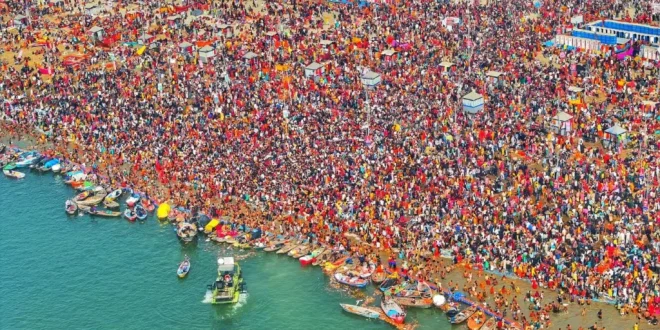 प्रयागराज : मौनी अमावस्या पर 3.15 करोड़ लोगों ने गंगा में डुबकी लगाई