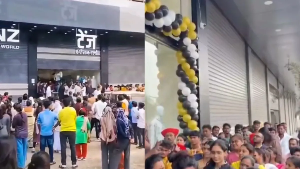 Photo of ₹5 हजार की साड़ी ₹599 में! ऑफर सुनते ही दुकान पर उमड़ी हजारों महिलाओं की भीड़, भगदड़ में 3 बेहोश