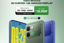 Photo of इनफिनिक्स ने ‘ऑल-राउंड पावर’ फोन नोट एज लॉन्च किया; फ्लैगशिप डिस्प्ले, लेटेस्ट XOS 16 और D 7100 चिपसेट के साथ मास-प्रीमियम सेगमेंट में एंट्री