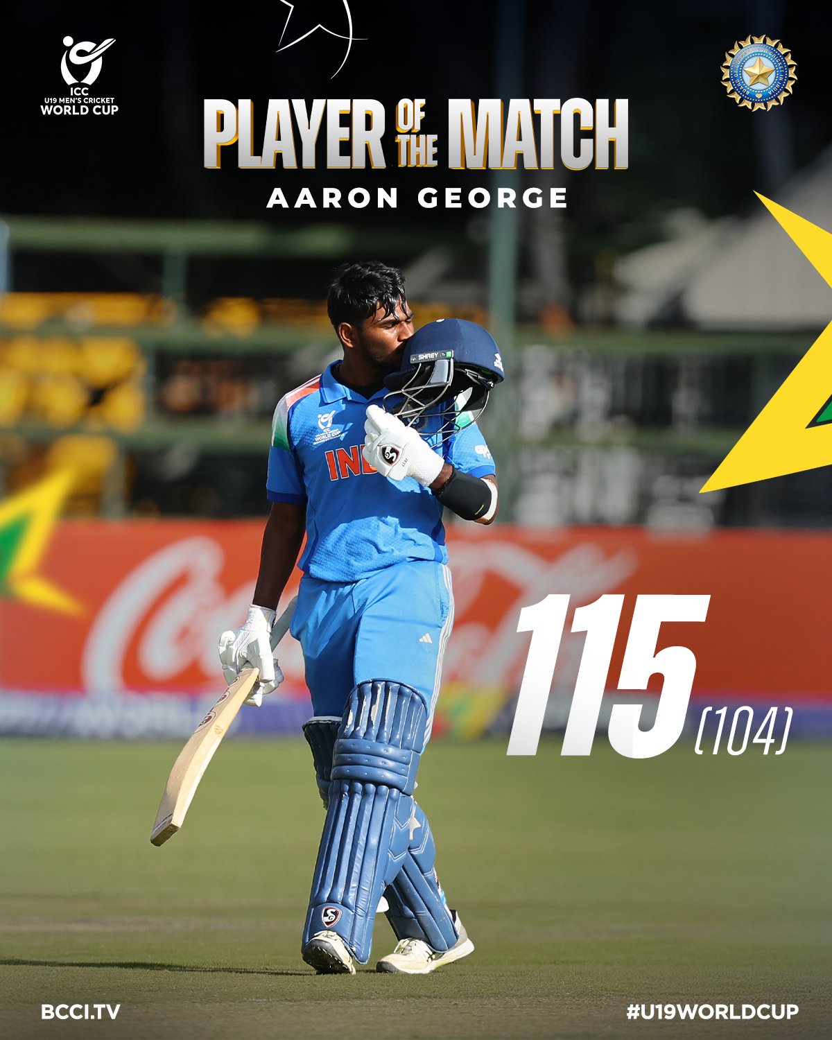 अंडर-19 वर्ल्ड कप 2026 : रिकॉर्ड रनचेज से भारत फाइनल में, इंग्लैंड से खिताबी भिड़ंत