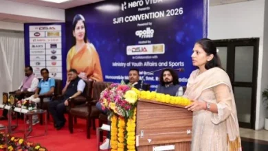 Photo of केंद्रीय खेल राज्य मंत्री रक्षा खडसे बोलीं-जमीनी प्रतिभाओं और खेल पर्यटन पर सरकार का विशेष फोकस