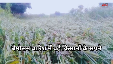 Photo of यूपी में बेमौसम बारिश-ओलावृष्टि ने मचाया कोहराम, फसलें नष्ट, रो पड़े किसान