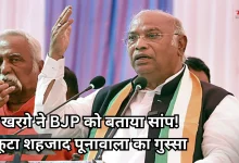 Photo of खरगे के ‘जहरीले सांप’ वाले बयान पर कोहराम, बीजेपी ने किया पलटवार