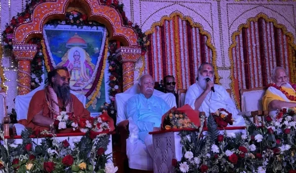 Mohan Bhagwat in Vrindavan