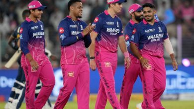 Photo of ध्रुव-यशस्वी के अर्धशतक के बाद तुषार देशपांडे की सटीक गेंदबाजी से राजस्थान रॉयल्स ने गुजरात टाइटंस को 6 रन से हराया