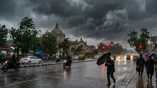 rain storm in the up