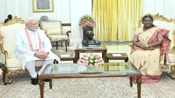 Amit Shah Draupadi Murmu, Cabinet Expansion 2026, PM Modi Rashtrapati Bhavan, Amit Shah Draupadi Murmu, Council of Ministers reshuffle, George Kurian resignation, Ravneet Singh Bittu, Cabinet Reshuffle Modi Government, BJP Cabinet Expansion, Rashtrapati Bhavan Meeting, Modi Cabinet 2026, Who will be the new ministers, BJP Cabinet News, National News, BJP