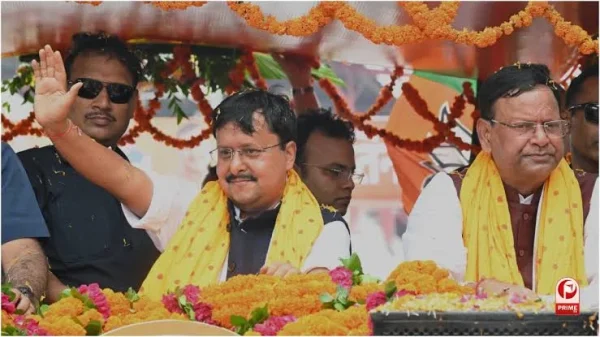 Nitin Naveen Road Show in Lucknow C