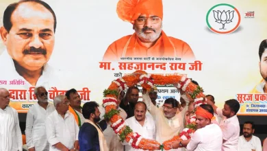 Photo of सहजानंद का आजमगढ़ में भव्य स्वागत, प्रदेश मंत्री बनने के बाद पहली बार पहुंचे गृह जनपद