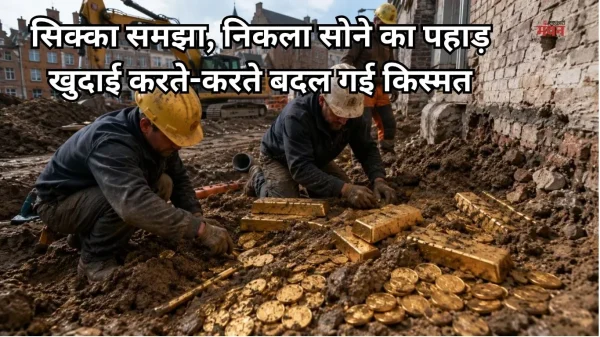 18 साल के मजदूर की किस्मत चमकी, खुदाई में मिला 98 करोड़ का सोना