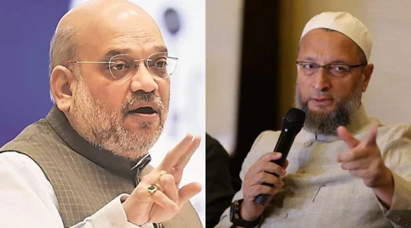 AsaduddinOwaisi AmitShah