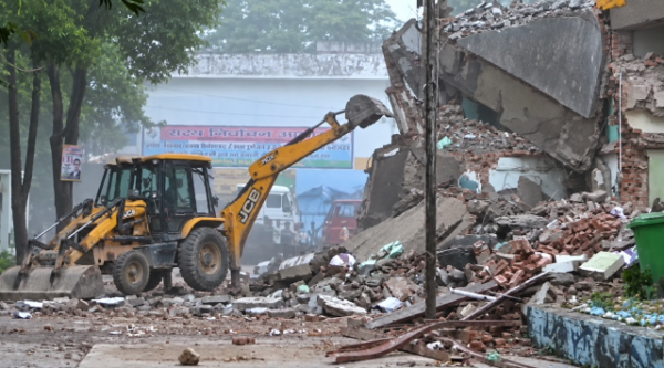 Bulldozer action