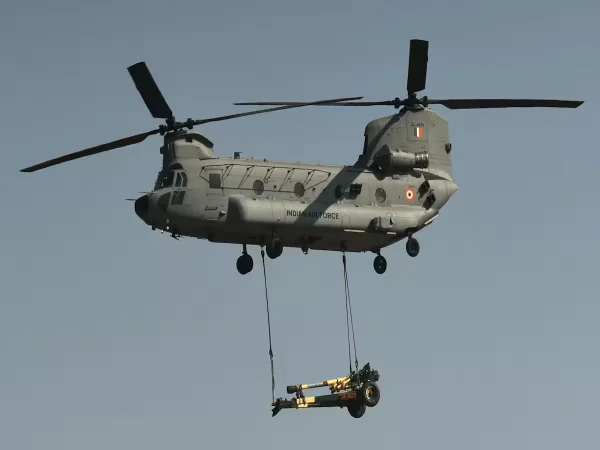 Chinook helicopters.