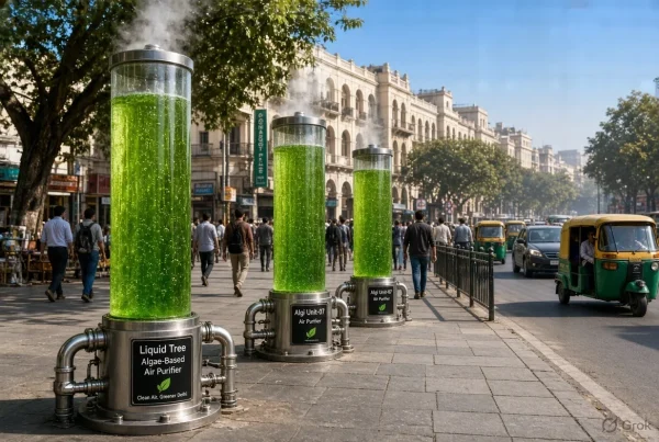 Algae will clean Delhi's air,