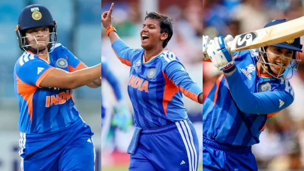 Smriti Mandhana, Deepti Sharma, Shefali Verma